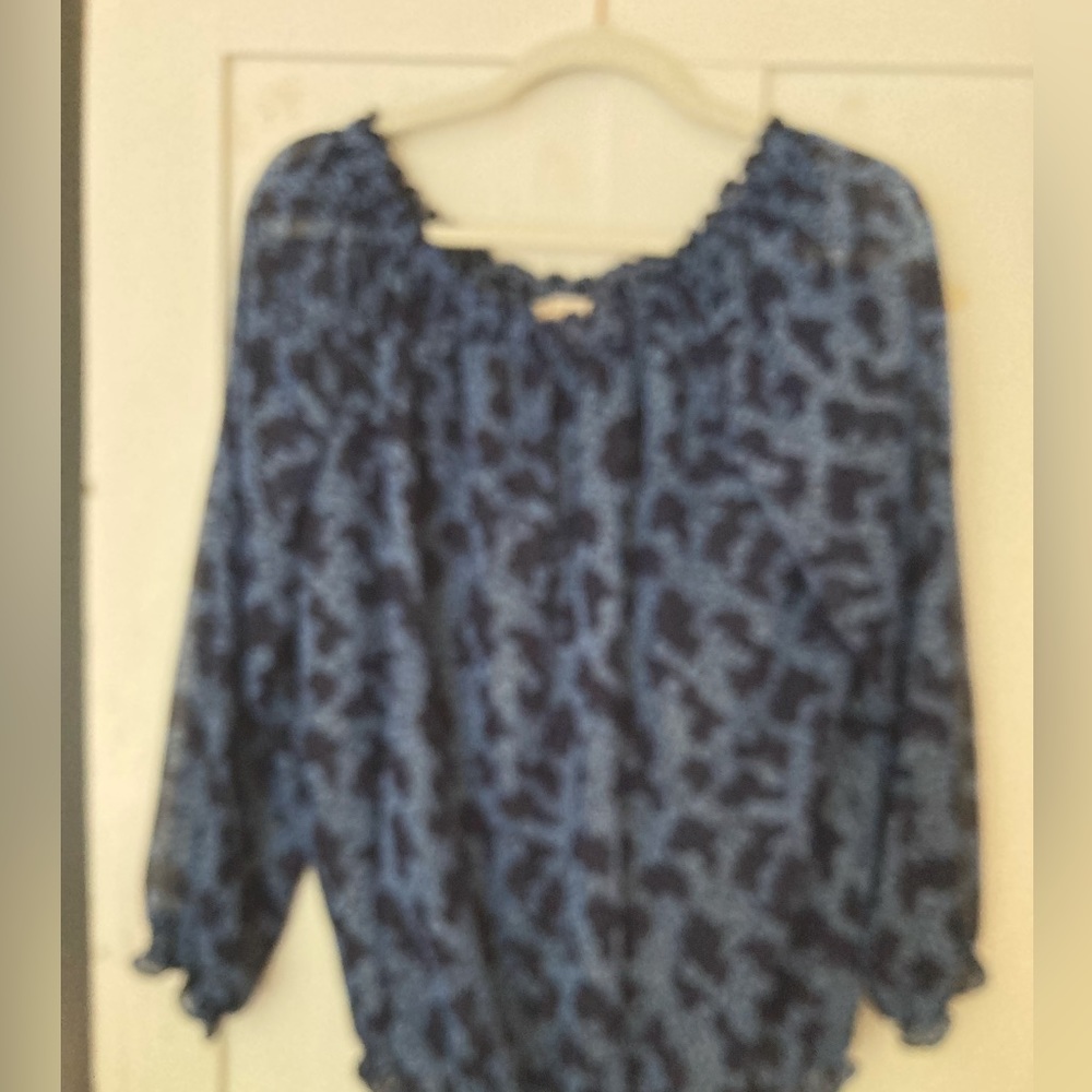 Michael Kors Floral Pullover Blouse